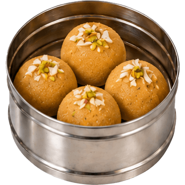 A dabba container of gulab jamun