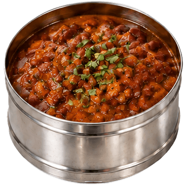 A dabba container of rajma