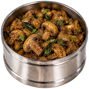 Mushroom Pepper Fry
