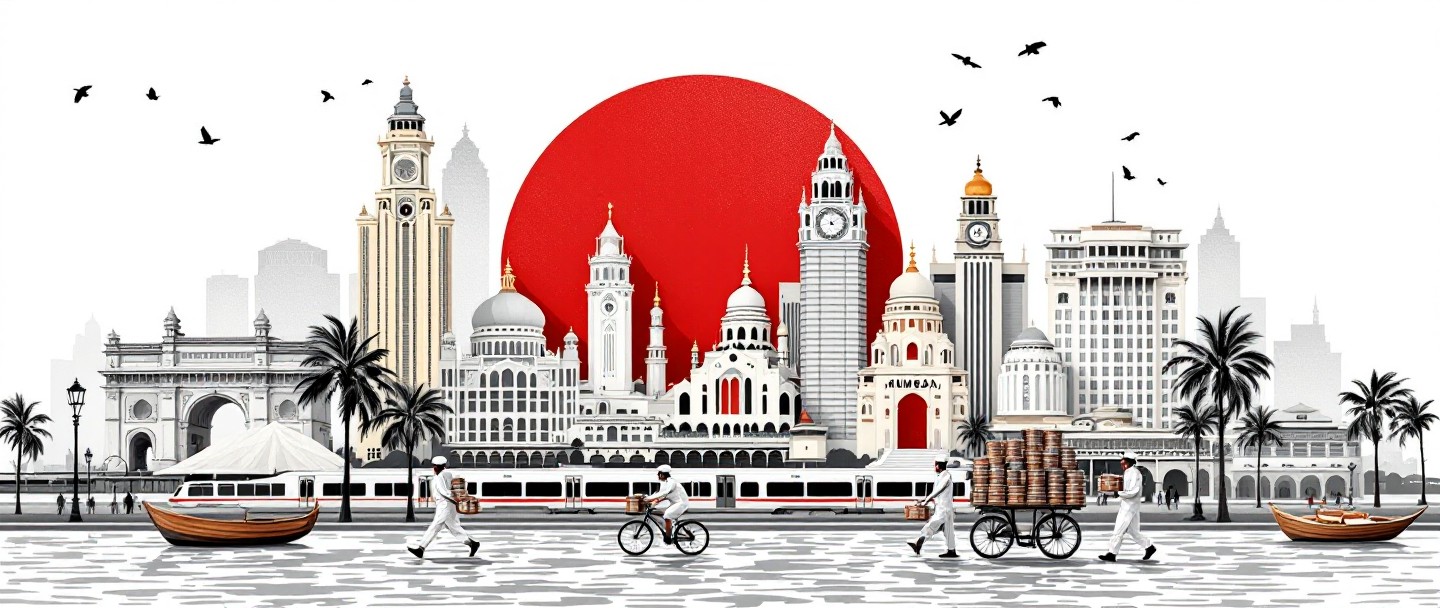 Mumbai Dabbawala Origin Collage